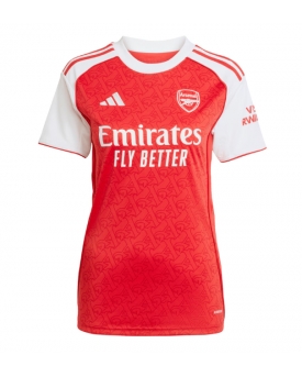 Arsenal Maglia Gara Casa Repliche 2025-26 Donna Maniche Corte